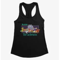 Wholesale ❤️ Studio Ghibli The Cat Returns Cat King Feast 🧨 Girls Tank Top ❤️