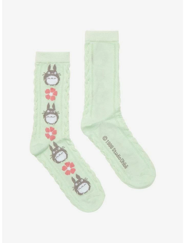 Coupon ๐งจ Studio Ghibli My Neighbor Totoro Knit Textured Crew Socks ๐ 1 Coupon ๐งจ Studio Ghibli My Neighbor Totoro Knit Textured Crew Socks ๐