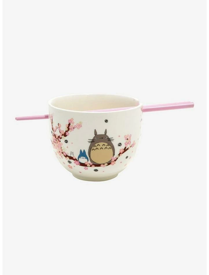 Brand new β Studio Ghibli My Neighbor Totoro Sakura Ramen Bowl With Chopsticks π₯° 2 Brand new β Studio Ghibli My Neighbor Totoro Sakura Ramen Bowl With Chopsticks π₯° - Image 2