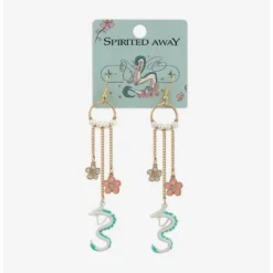 Brand new βοΈ Studio Ghibli Spirited Away Sakura Pearl Chain Earrings π₯°