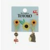 Deals 🔥 Studio Ghibli My Neighbor Totoro Sunflower Mismatch Earrings ✨