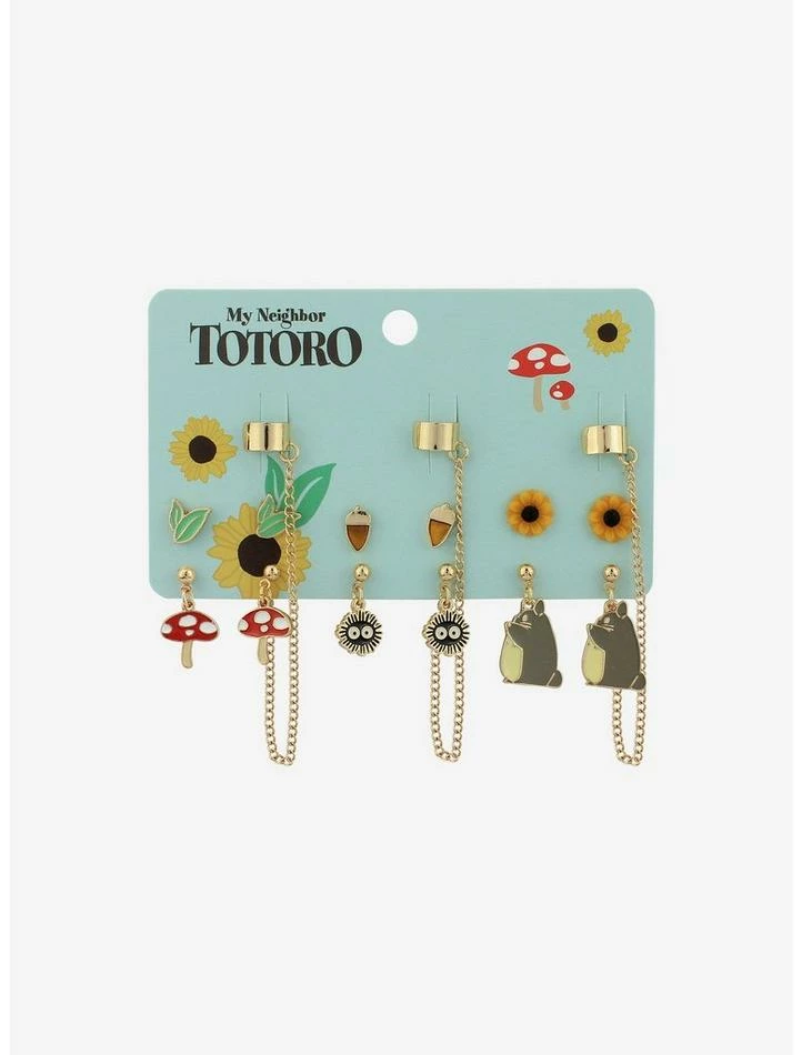 Outlet ⌛ Studio Ghibli My Neighbor Totoro Cuff Earring Set 😉 1 Outlet ⌛ Studio Ghibli My Neighbor Totoro Cuff Earring Set 😉