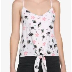 Top 10 🤩 Her Universe Studio Ghibli Spirited Away Soot Sprite Girls Tie-Front Tank Top 🥰