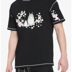 Brand new 🎉 Studio Ghibli My Neighbor Totoro Cherry Blossom Contrast Stitch T-Shirt 🎉