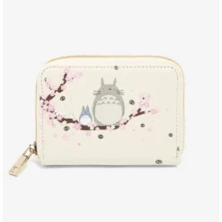 Hot Sale 💯 Studio Ghibli My Neighbor Totoro Sakura Mini Zipper Wallet 🎁