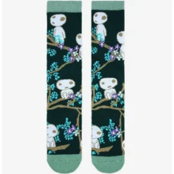 Deals 👏 Studio Ghibli Princess Mononoke Kodama Branch Crew Socks 👏