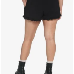 Cheapest ⌛ Her Universe Studio Ghibli Princess Mononoke Forest Spirit Embroidered Soft Shorts Plus Size ✨ -Studio Ghibli Shop 17382506 av2