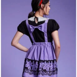 Hot Sale 😍 Her Universe Studio Ghibli Kiki's Delivery Service Purple Suspender Skirt ⌛ -Studio Ghibli Shop 17382528 av2