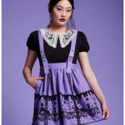 Hot Sale 😍 Her Universe Studio Ghibli Kiki's Delivery Service Purple Suspender Skirt ⌛