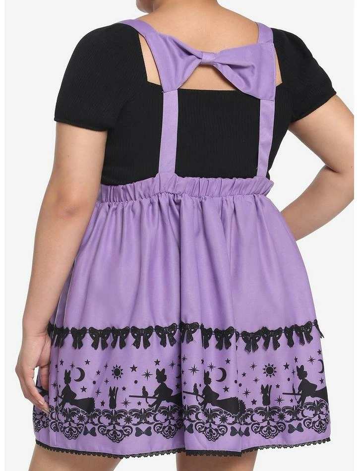 Best Pirce 😍 Her Universe Studio Ghibli Kiki's Delivery Service Purple Suspender Skirt Plus Size 🔥 3 Best Pirce 😍 Her Universe Studio Ghibli Kiki's Delivery Service Purple Suspender Skirt Plus Size 🔥 - Image 3