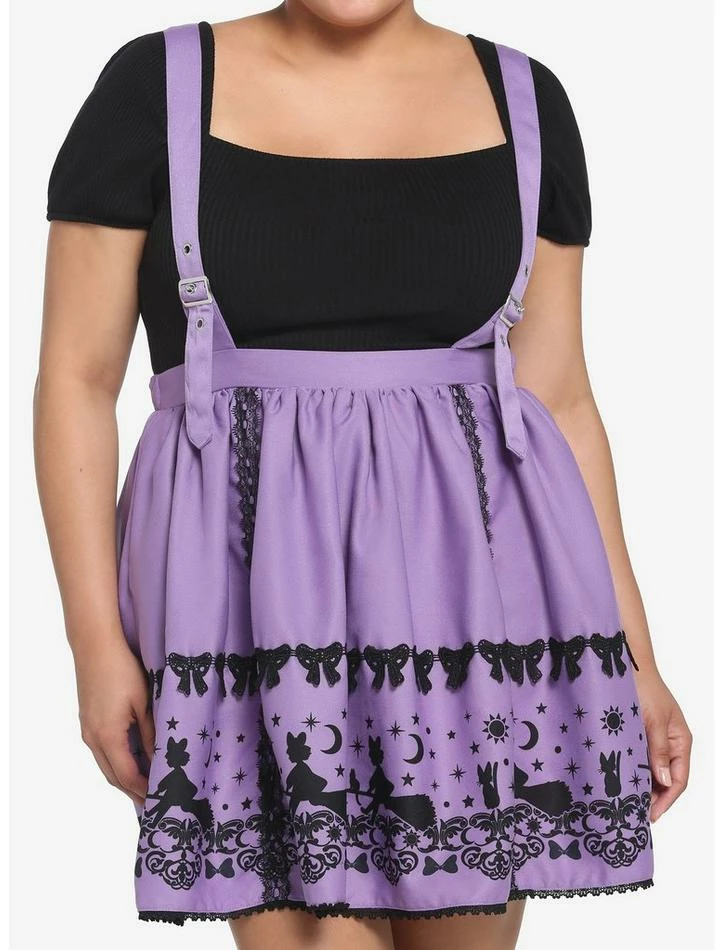 Best Pirce 😍 Her Universe Studio Ghibli Kiki's Delivery Service Purple Suspender Skirt Plus Size 🔥 1 Best Pirce 😍 Her Universe Studio Ghibli Kiki's Delivery Service Purple Suspender Skirt Plus Size 🔥