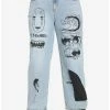 Best Sale ✔️ Her Universe Studio Ghibli Spirited Away Icons Wide Leg Denim Pants Plus Size ⌛