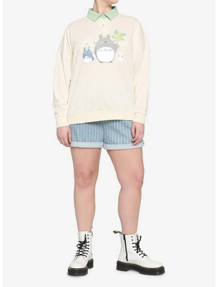 Best reviews of 💯 Her Universe Studio Ghibli My Neighbor Totoro Pastel Long-Sleeve Girls Polo ✔️ Shirt Plus Size ❤️ 2 Best reviews of 💯 Her Universe Studio Ghibli My Neighbor Totoro Pastel Long-Sleeve Girls Polo ✔️ Shirt Plus Size ❤️ - Image 2