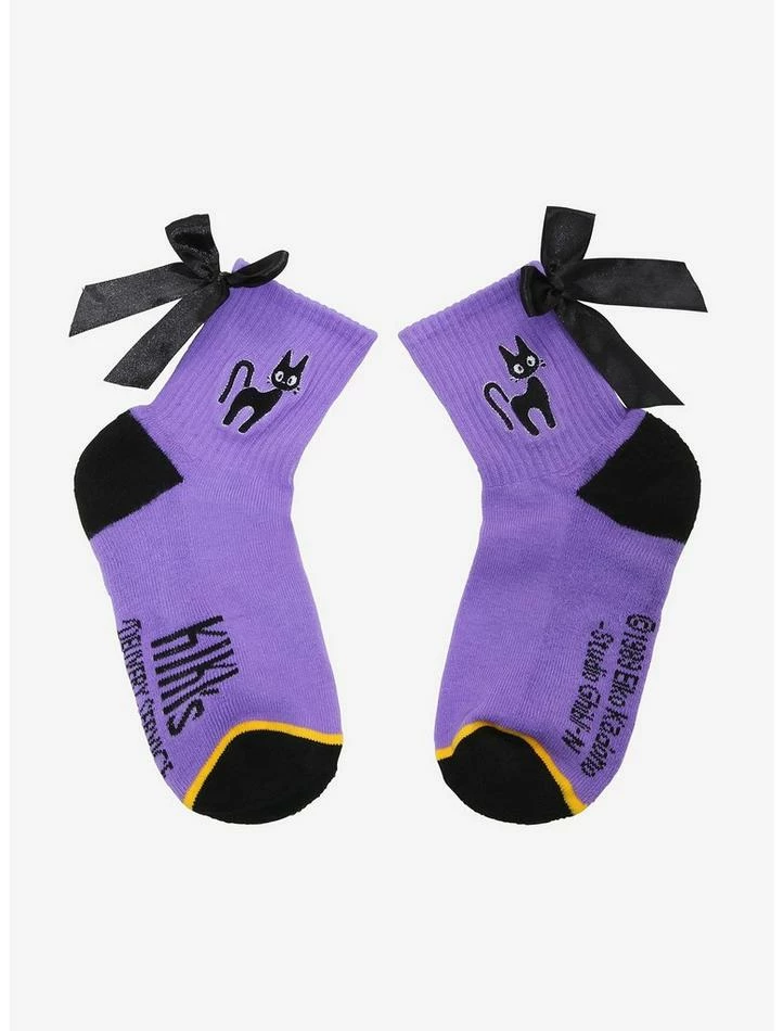 New 🔥 Studio Ghibli Kiki's Delivery Service Bow Ankle Socks ⌛ 2 New 🔥 Studio Ghibli Kiki's Delivery Service Bow Ankle Socks ⌛ - Image 2
