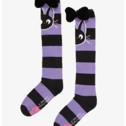 Best Pirce 🧨 Studio Ghibli Kiki's Delivery Service Stripe Knee-High ❤️ Socks ❤️