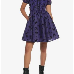 New 💯 Her Universe Studio Ghibli Kiki's Delivery Service Jiji Puffy Organza Dress 👏 -Studio Ghibli Shop 17550447 av2
