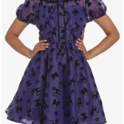 New 💯 Her Universe Studio Ghibli Kiki's Delivery Service Jiji Puffy Organza Dress 👏