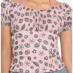Promo 🎉 Her Universe Studio Ghibli My Neighbor Totoro Soot Sprites Ruched Mesh 👏 Girls Top ⌛