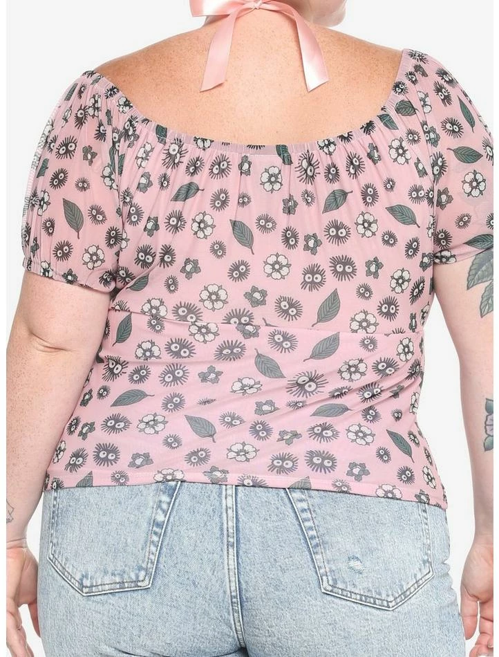 Budget ✨ Her Universe Studio Ghibli My Neighbor Totoro Soot Sprites Ruched Mesh 🧨 Girls Top Plus Size ❤️ 3 Budget ✨ Her Universe Studio Ghibli My Neighbor Totoro Soot Sprites Ruched Mesh 🧨 Girls Top Plus Size ❤️ - Image 3