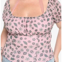 Budget ✨ Her Universe Studio Ghibli My Neighbor Totoro Soot Sprites Ruched Mesh 🧨 Girls Top Plus Size ❤️