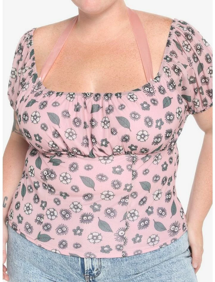Budget ✨ Her Universe Studio Ghibli My Neighbor Totoro Soot Sprites Ruched Mesh 🧨 Girls Top Plus Size ❤️ 1 Budget ✨ Her Universe Studio Ghibli My Neighbor Totoro Soot Sprites Ruched Mesh 🧨 Girls Top Plus Size ❤️
