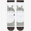 Budget 🌟 Studio Ghibli My Neighbor Totoro Grey Profile Fuzzy Socks 🎁