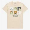 Buy ✔️ Studio Ghibli My Neighbor Totoro Art Grid Boyfriend Fit ⌛ Girls T-Shirt 👍