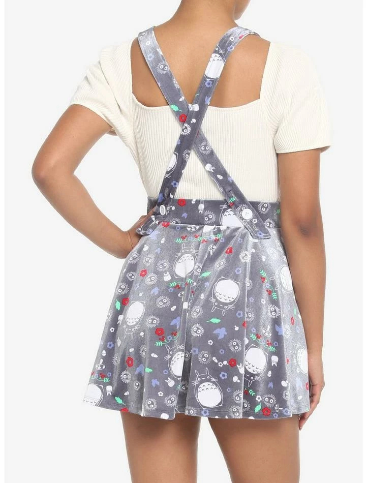 Hot Sale โค๏ธ Her Universe Studio Ghibli My Neighbor Totoro Grey Velvet Suspender ๐งจ Skirt ๐ 3 Hot Sale โค๏ธ Her Universe Studio Ghibli My Neighbor Totoro Grey Velvet Suspender ๐งจ Skirt ๐ - Image 3