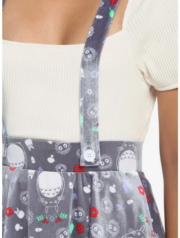 Hot Sale โค๏ธ Her Universe Studio Ghibli My Neighbor Totoro Grey Velvet Suspender ๐งจ Skirt ๐ 4 Hot Sale โค๏ธ Her Universe Studio Ghibli My Neighbor Totoro Grey Velvet Suspender ๐งจ Skirt ๐ - Image 4