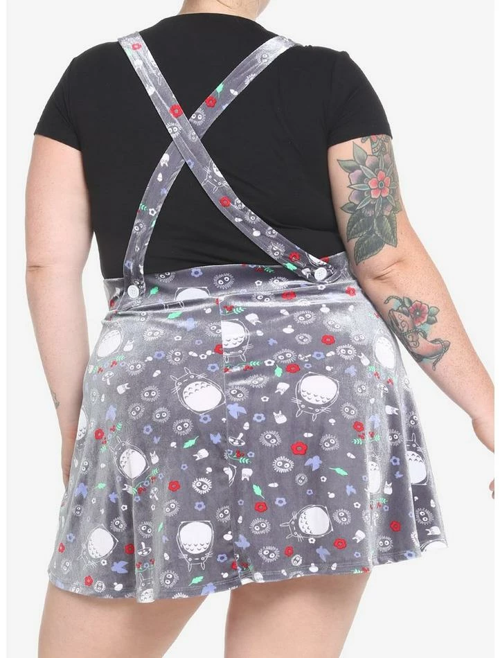 Cheap ๐ Her Universe Studio Ghibli My Neighbor Totoro Grey Velvet Suspender โ Skirt Plus Size โ๏ธ 3 Cheap ๐ Her Universe Studio Ghibli My Neighbor Totoro Grey Velvet Suspender โ Skirt Plus Size โ๏ธ - Image 3