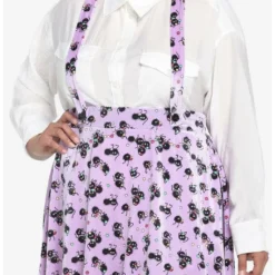Outlet ๐ Studio Ghibli Spirited Away Soot Sprites Velvet Suspender Skirt Plus Size ๐