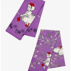 Promo 🧨 Studio Ghibli Kiki's Delivery Service Floral Towel Set 🤩