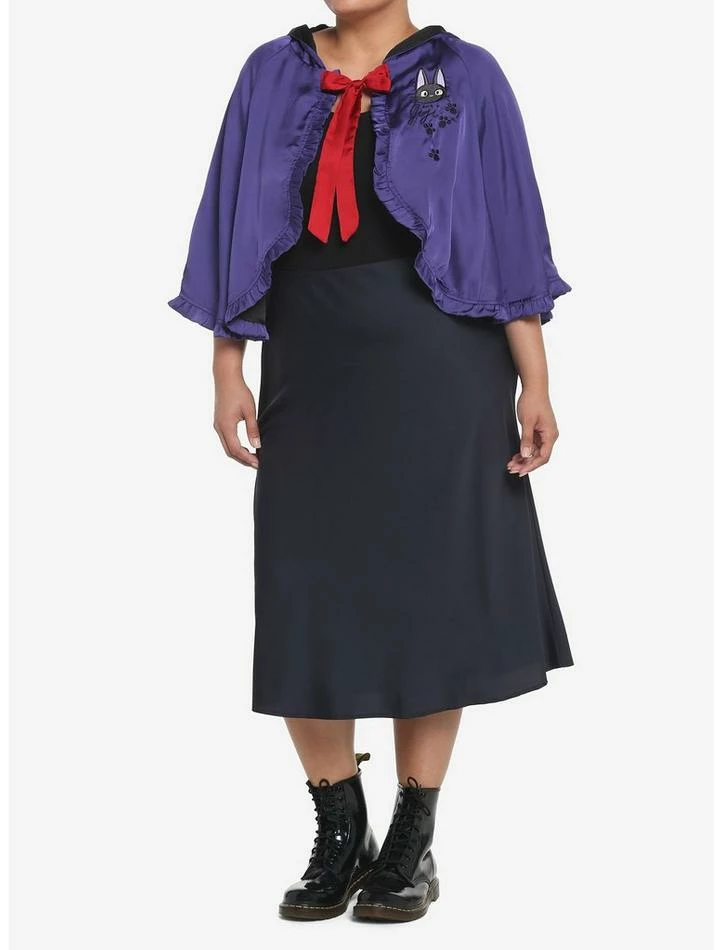 Best Sale ๐ Her Universe Studio Ghibli Kiki's Delivery Service Jiji Capelet Plus Size ๐ฅฐ 2 Best Sale ๐ Her Universe Studio Ghibli Kiki's Delivery Service Jiji Capelet Plus Size ๐ฅฐ - Image 2