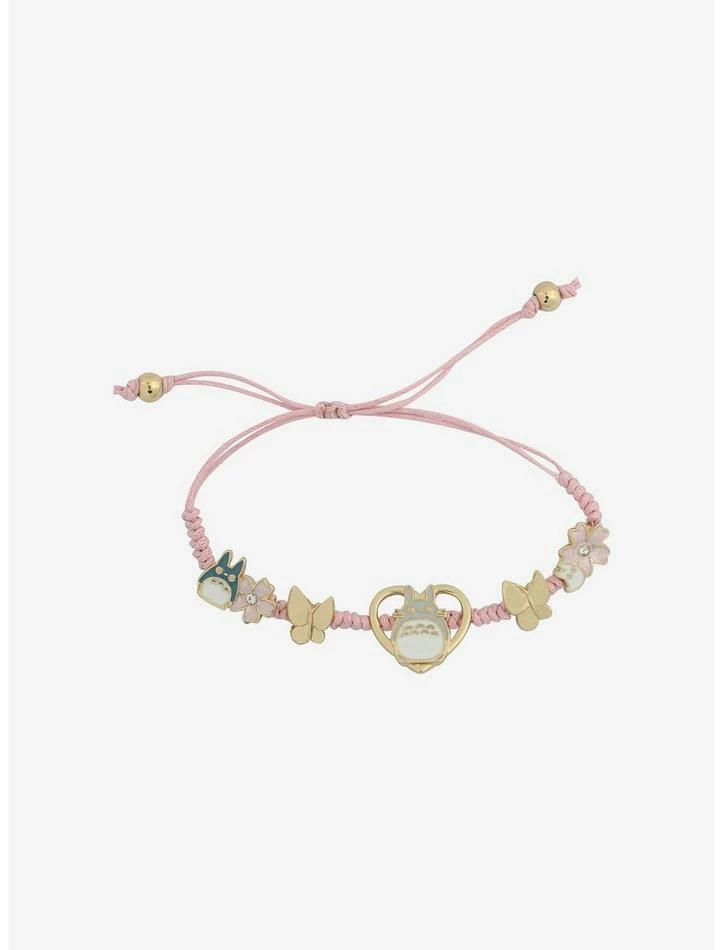 Cheap โจ Studio Ghibli My Neighbor Totoro Sakura Cord Bracelet ๐ 2 Cheap โจ Studio Ghibli My Neighbor Totoro Sakura Cord Bracelet ๐ - Image 2