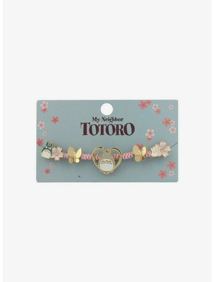 Cheap โจ Studio Ghibli My Neighbor Totoro Sakura Cord Bracelet ๐ 1 Cheap โจ Studio Ghibli My Neighbor Totoro Sakura Cord Bracelet ๐