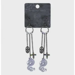 Brand new 👏 Studio Ghibli Spirited Away Lilac Drop Icon Earrings 🔔
