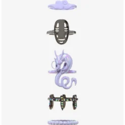Cheap 👍 Studio Ghibli Spirited Away Haku Lavender Ring Set 🔥