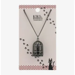 Best Sale ✔️ Studio Ghibli Kiki's Delivery Service Jiji Cage Necklace ⌛