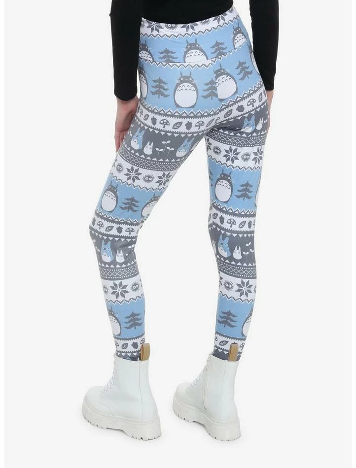 Hot Sale ๐ฅ Her Universe Studio Ghibli My Neighbor Totoro Holiday Fair Isle Leggings ๐งจ 2 Hot Sale ๐ฅ Her Universe Studio Ghibli My Neighbor Totoro Holiday Fair Isle Leggings ๐งจ - Image 2