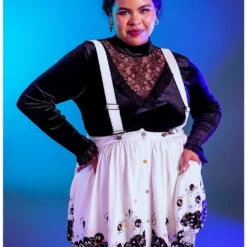 Brand new 🛒 Her Universe Studio Ghibli Spirited Away Soot Sprites Star Candy Suspender Skirt Plus Size ❤️