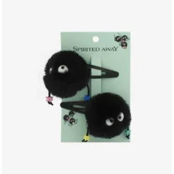 Flash Sale โจ Studio Ghibli Spirited Away Soot Sprite Fuzzy Hair Clip Set โ๏ธ