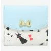 Coupon 🎁 Studio Ghibli Kiki's Delivery Service Jiji Bow Mini Wallet 🔥