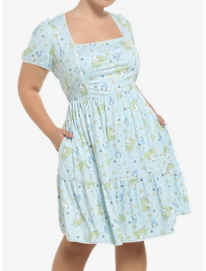Best Pirce 🥰 Studio Ghibli My Neighbor Totoro Pastel Dress Plus Size 🎁 1 Best Pirce 🥰 Studio Ghibli My Neighbor Totoro Pastel Dress Plus Size 🎁