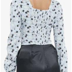 Coupon ✨ Studio Ghibli Spirited Away Soot Sprites 👍 Girls Crop Woven Top ✨ -Studio Ghibli Shop 19840712 av2