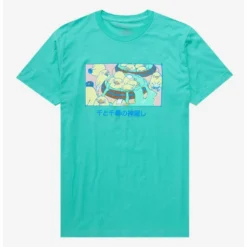 New 🎉 Studio Ghibli Spirited Away Chick Bath Boyfriend Fit Girls T-Shirt 🎉